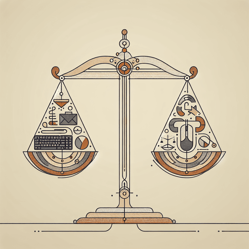 Cover Image for the post titled Balancing Act: Navigating the Digital World for Work-Life Harmony