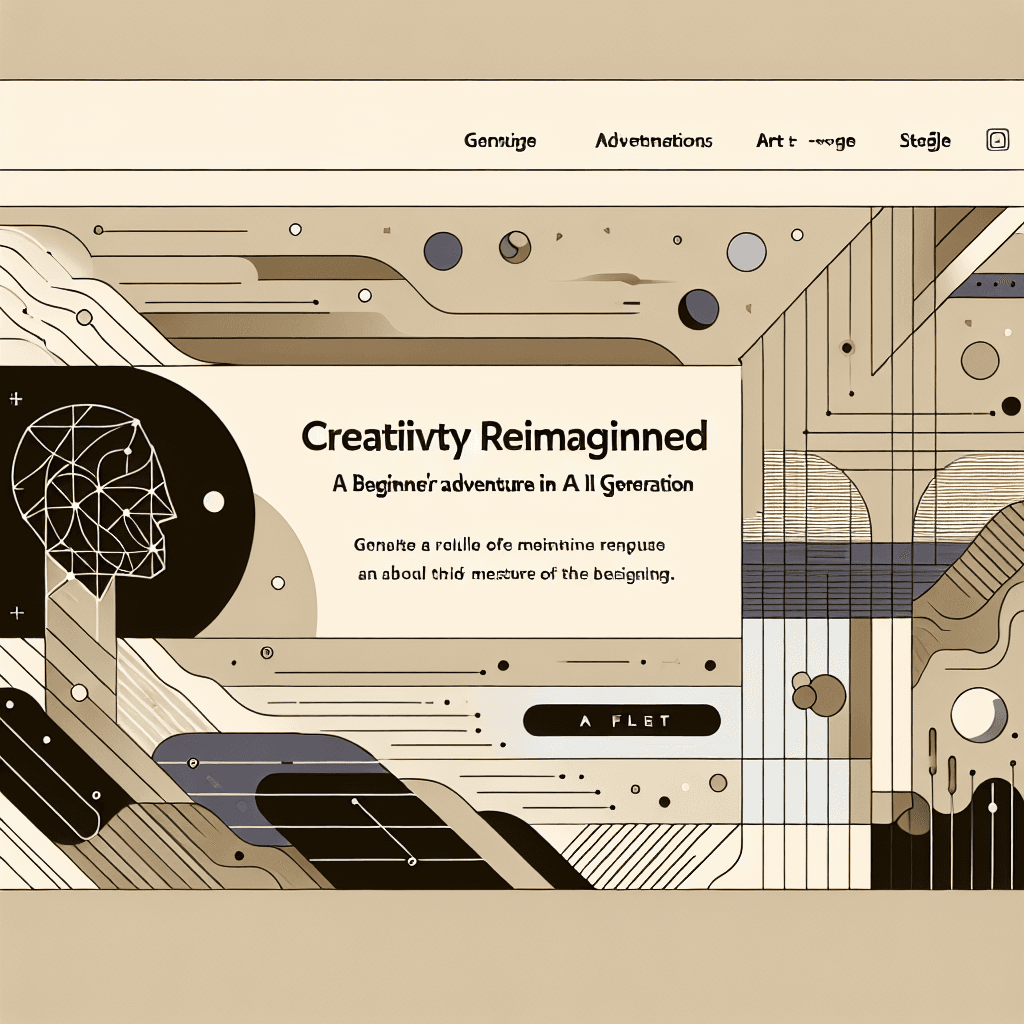 Cover Image for Creativity Reimagined: A Beginner's Adventure in AI Art Generation