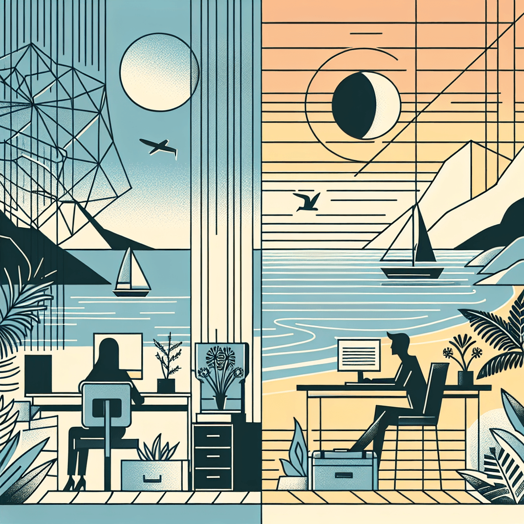 Cover for From Cubicle to Coastline: Embracing the Digital Nomad Lifestyle