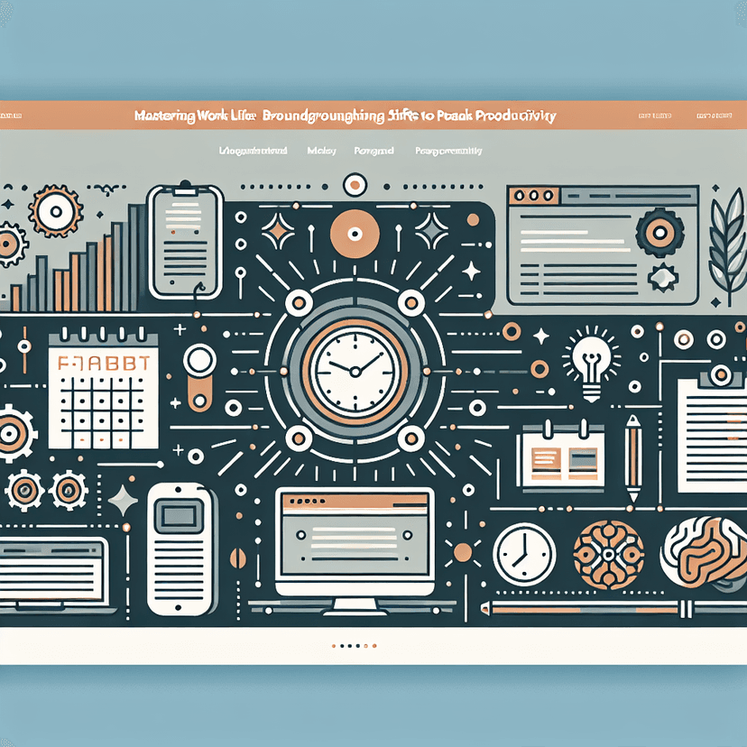 Cover Image for the post titled Mastering Work Life: Groundbreaking Shifts for Peak Productivity