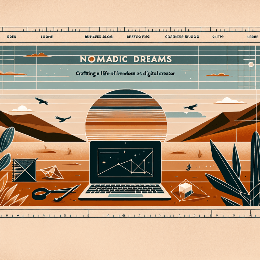 Cover Image for the post titled Nomadic Dreams: Crafting a Life of Freedom as a Digital Creator